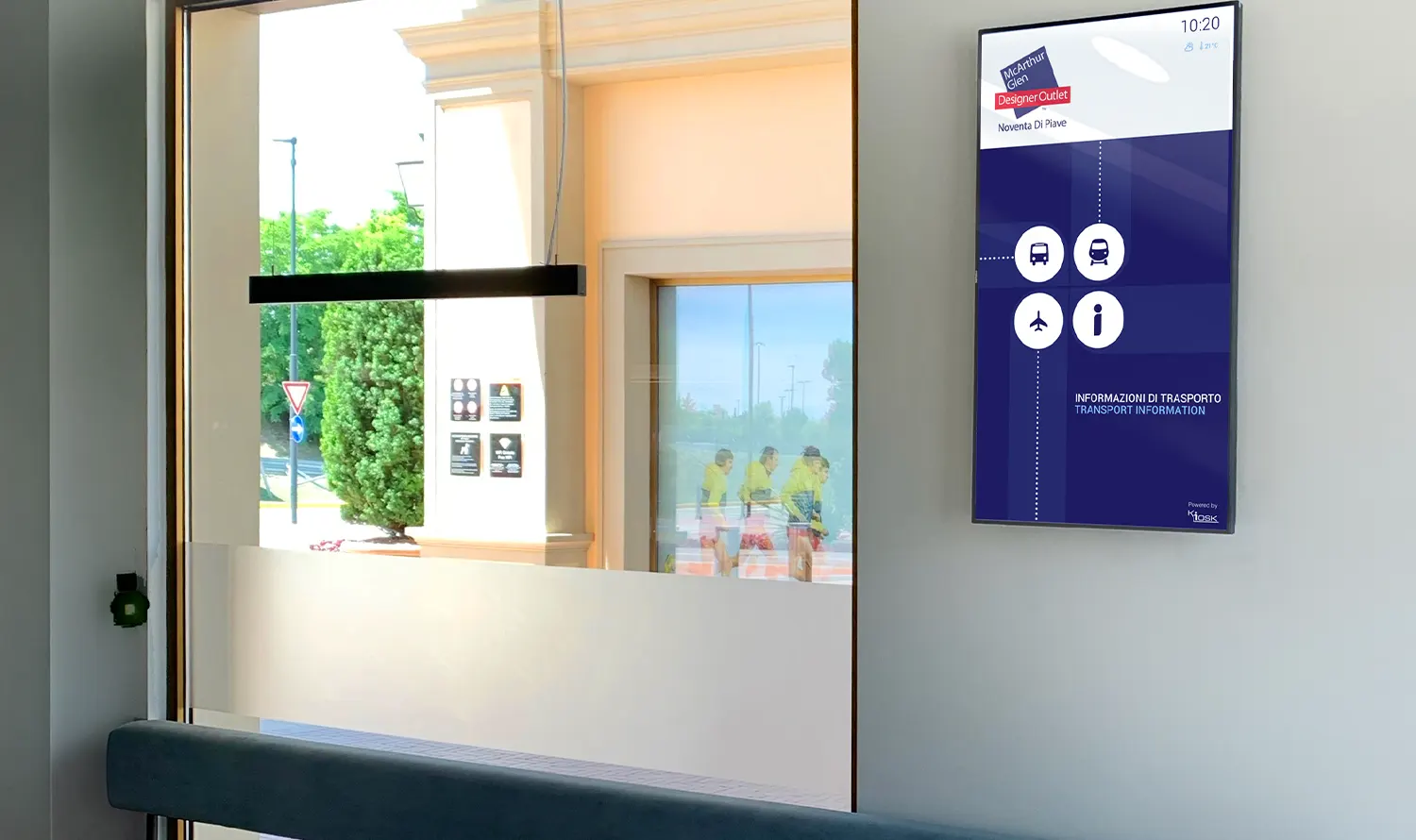 Sistema FIDS e digital signage al McArthur Glen Outlet di Noventa di Piave